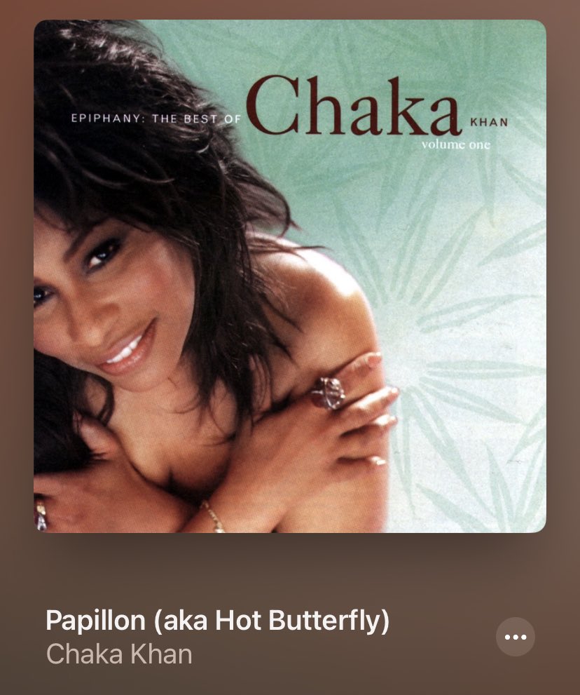 #BlackMusicMonthChallenge Day 10: Didn’t know she was speaking French as a kid… sure does still sound nice as an adult lol #ChakaChakaKhan #MusicSermon @naima