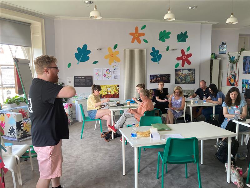 Arts in Junior Cycle (@juniorcyclearts) on Twitter photo Today @MoLI with <a href="/d_ruddenwrites/">Dave Rudden</a> participants are exploring character development in different genres, considering how writing skills can be used across subjects and supporting literacy for all levels. Looking forward to sharing the writing and reflections later today! Today @MoLI with <a href="/d_ruddenwrites/">Dave Rudden</a> participants are exploring character development in different genres, considering how writing skills can be used across subjects and supporting literacy for all levels. Looking forward to sharing the writing and reflections later today!