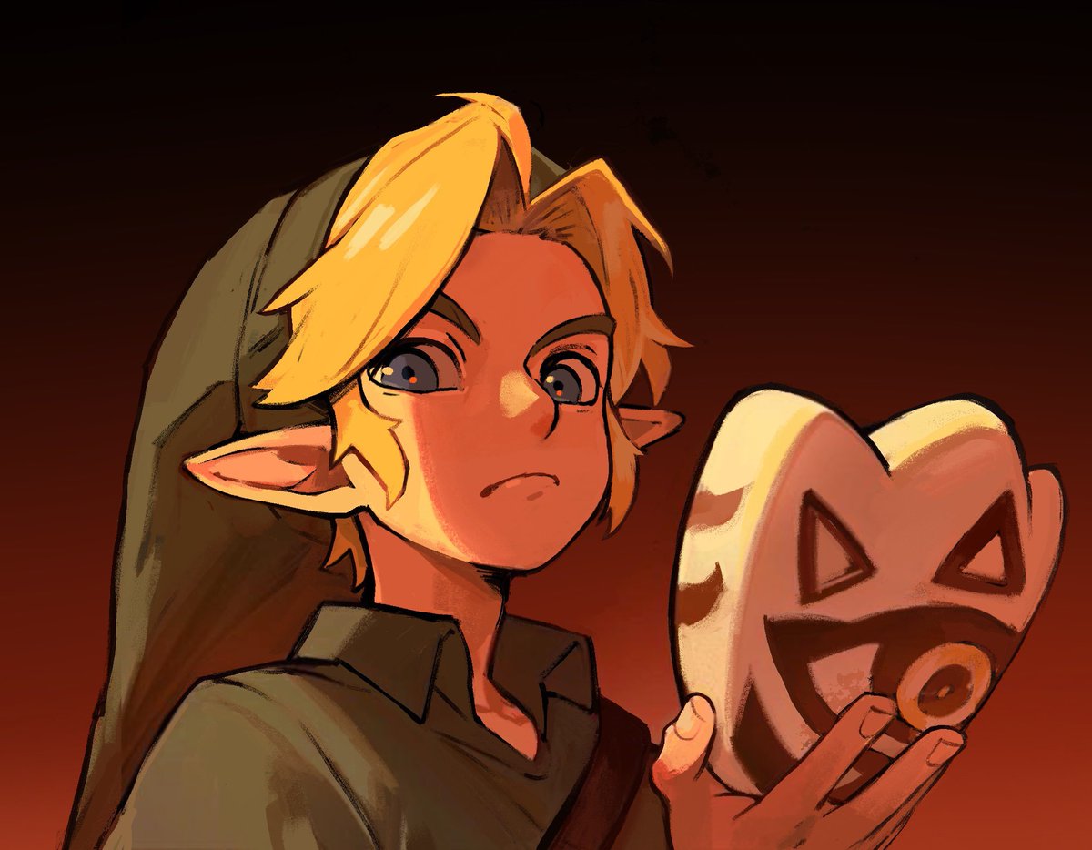 Close up of Link #Zelda