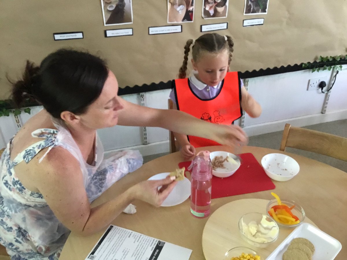SerfsSt's tweet photo. Thank you so much to our parents joining us for our fifth week of the NHS make and taste sessions. #tunaricecakes #NHSforthvalleymakeandtaste https://t.co/ytBpCczb9v