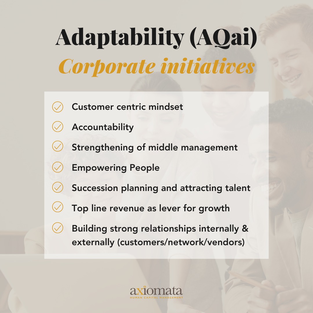 The benefits of having a highly adaptable team. 

Get in touch if you want to learn more about our adaptability learning journeys for your organisation. 

📩response@axiomata.uk
📩response@axiomata-usa.com

#learningjourney #adaptability #hrtraining #hr