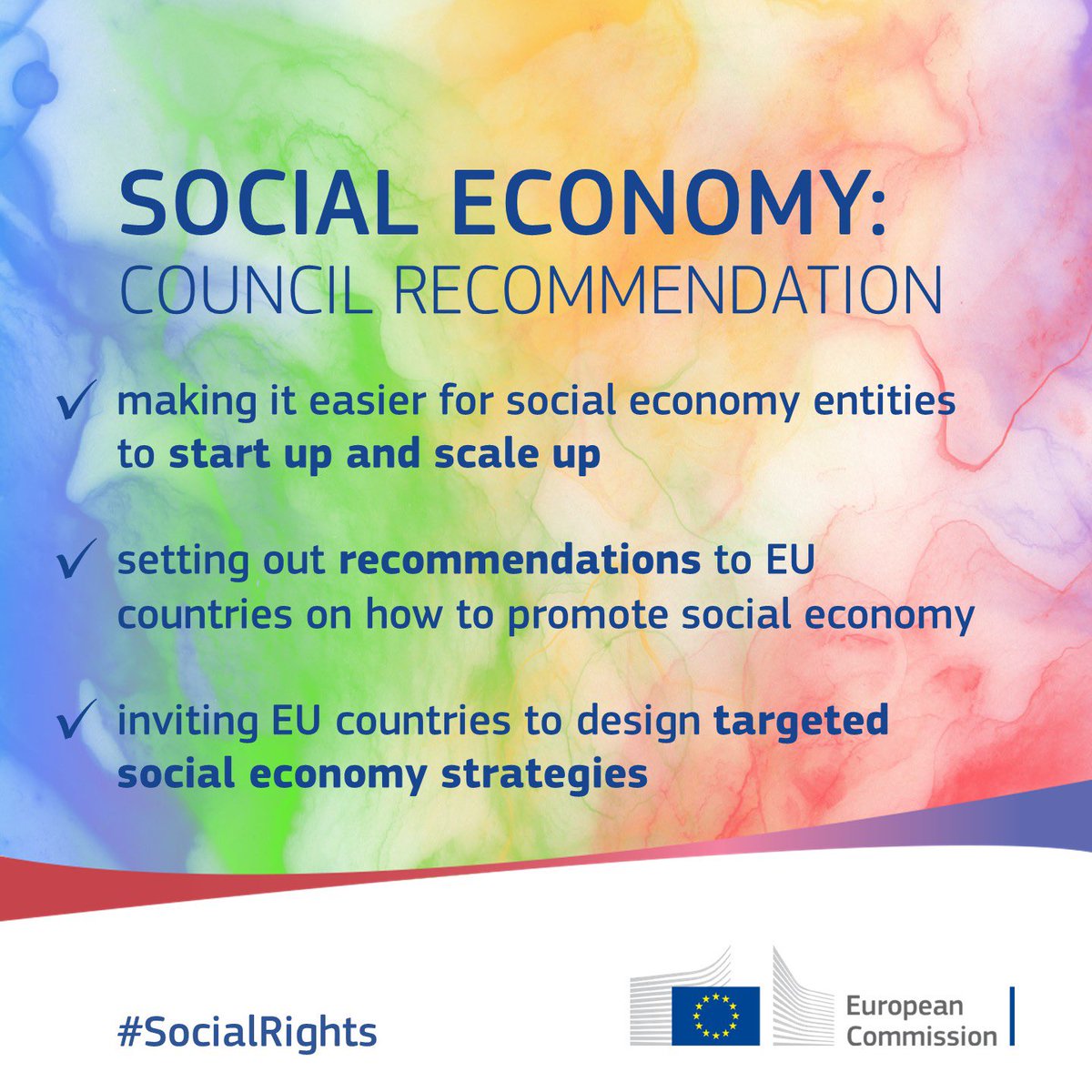 NicolasSchmitEU's tweet photo. The proposed Council Recommendation on the #SocialEconomy aims to remove obstacles ⛔️ standing in social economy actors’ way, and make it easier for them to:

✔️start-up
✔️scale-up, and 
✔️have an even bigger impact in the community.
 
Find out more: https://t.co/TwFEH5Ycfv https://t.co/aUkm0Nbgqc