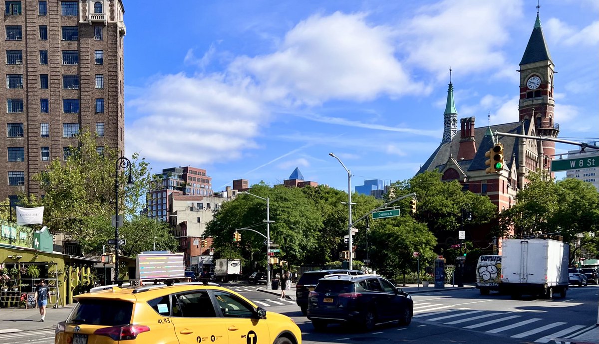New York feels different this time - poverty and decay are oppressive and soul-tearing. And at the same time, when the sun shines, my favorite cross-street (West 8th and 6th Ave) comes alive and shines. NY, NY, how are you??!!