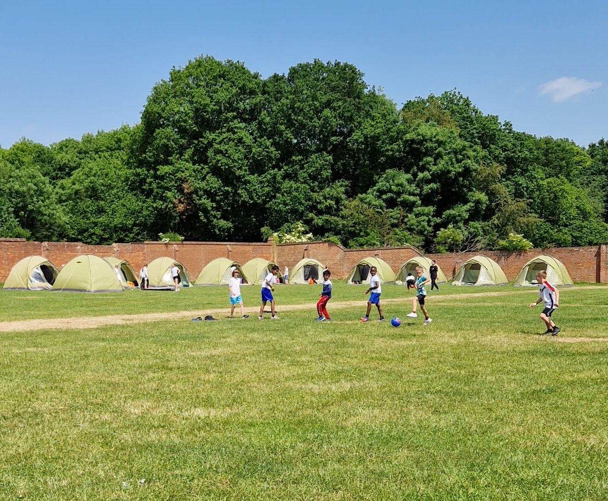 Year 5 are having a wonderful time camping in Otford