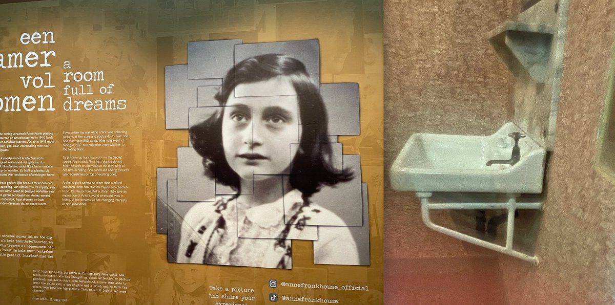 Jonathan Santlofer (@jsantlofer) on Twitter photo Remembering Anne Frank on her birthday, June 12, 1929. Her brilliant witty hopeful diary a lesson in faith and humanity. Here, pictured, a sink in the one bathroom shared by 8 people, a photo of Anne, both at the Anne Frank House in Amsterdam. <a href="/annefrankhouse/">Anne Frank House</a> #AnneFrank #writers Remembering Anne Frank on her birthday, June 12, 1929. Her brilliant witty hopeful diary a lesson in faith and humanity. Here, pictured, a sink in the one bathroom shared by 8 people, a photo of Anne, both at the Anne Frank House in Amsterdam. <a href="/annefrankhouse/">Anne Frank House</a> #AnneFrank #writers
