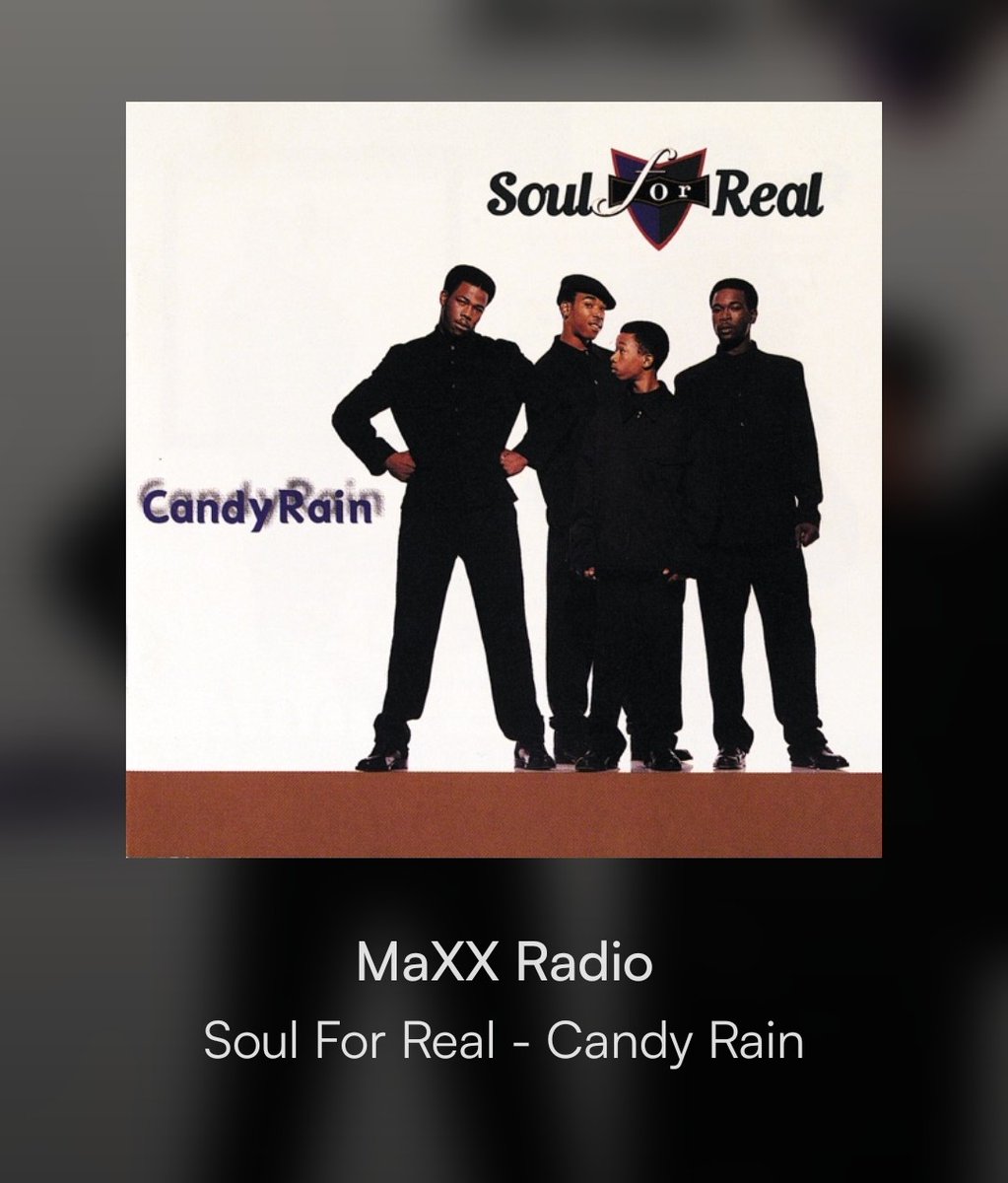 maxxradionl's tweet photo. Soul For Real - Candy Rain.
Still great song! https://t.co/QFxa1XQUlU