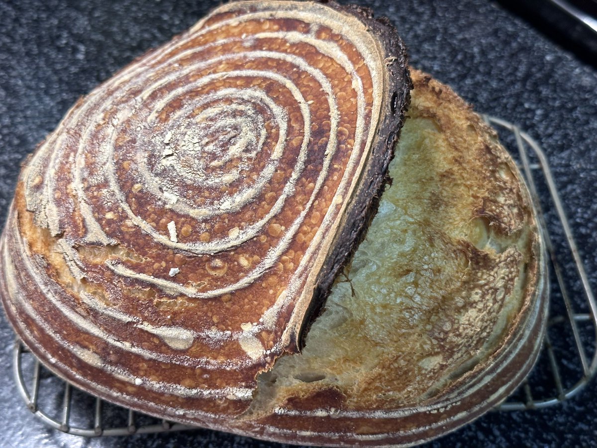 In this Texas heat and humidity, I wasn’t getting sufficient rise from my bread. I cut the water back 10%. Bread is both art and chemistry. If you’re sourdough bread isn’t rising enough, try this.