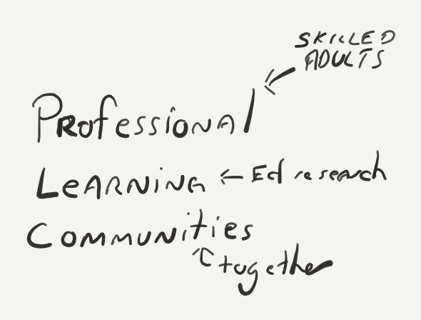 What is a #plc? This is what it means to me, insanely great humans working in an endless cycle of improvement together committees to each others success and student success.  Unrealistic? Utopia? Attainable? #mrhstrong #edchat #moedchat ⁦@SolutionTree⁩