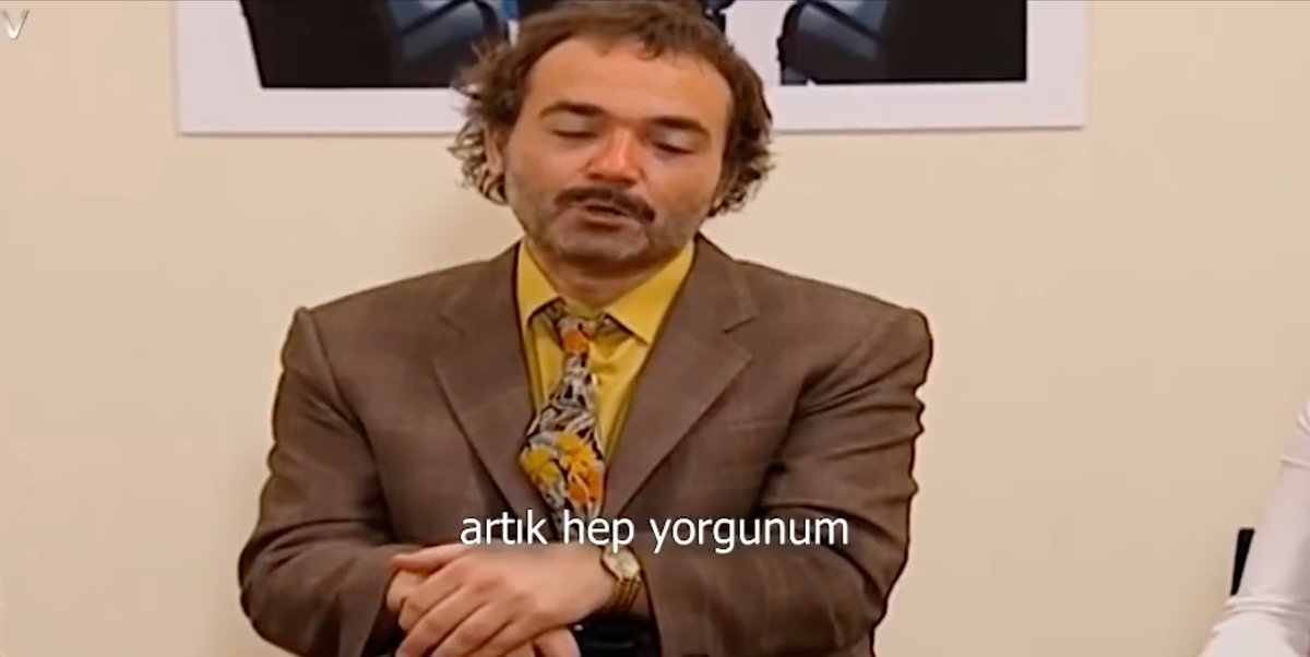 ''Artık hep yorgunum..''

(Avrupa Yakası)