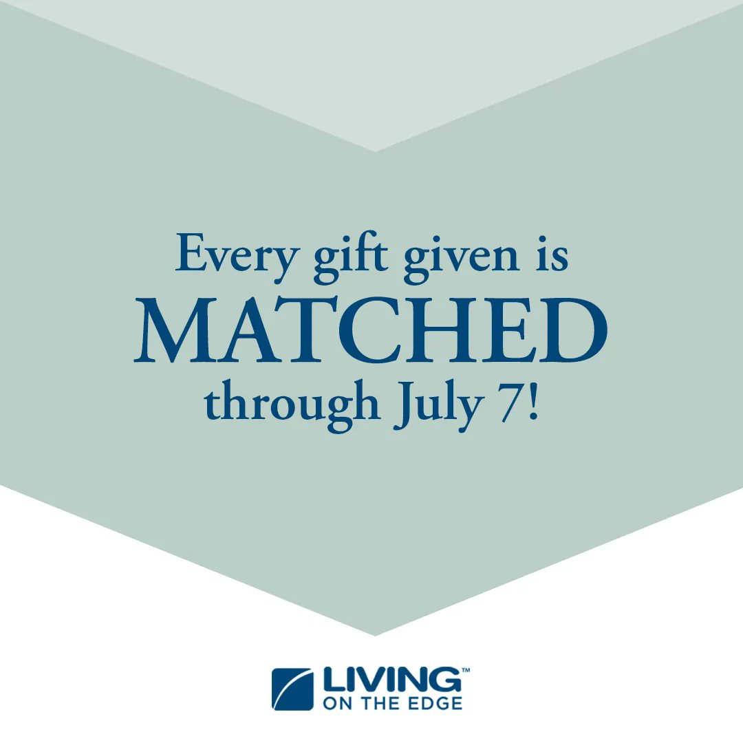 lotecommunity's tweet photo. Your gift has the power to change lives! From now until July 7, any donation to Living on the Edge is MATCHED, dollar for dollar. Join us in discipling believers and reaching the next generation. Together, let's make a difference! #MidYearMatch
https://t.co/hapGoO9Tt2 https://t.co/3ZBl6LuLig
