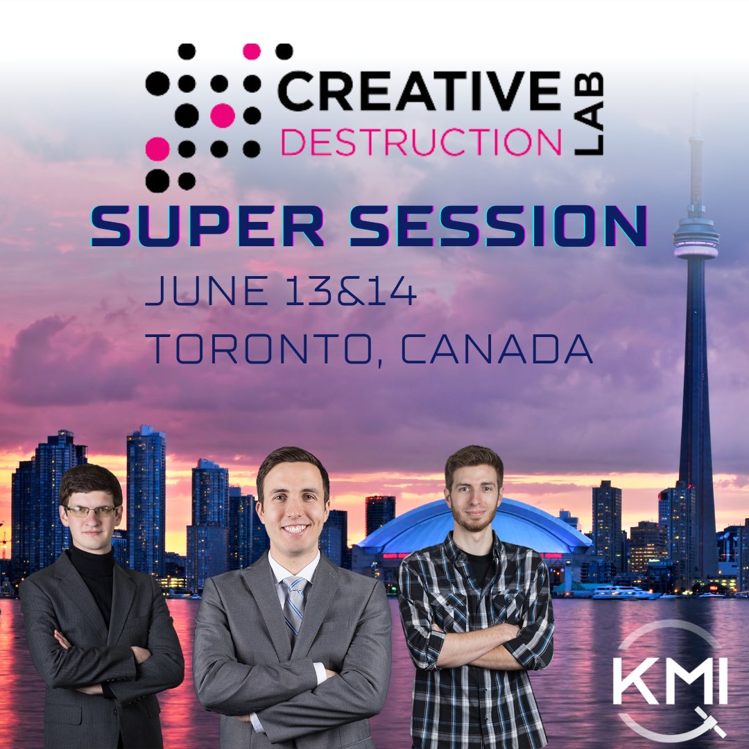 KMI is now a @creativedlab alumni! The KMI Co-Founders are attending the Super Session in Toronto June 13 & 14 having successfully completed the CD '22/'23 Space Stream. 

#CDLGraduates #KeepingSpaceClearForAll
