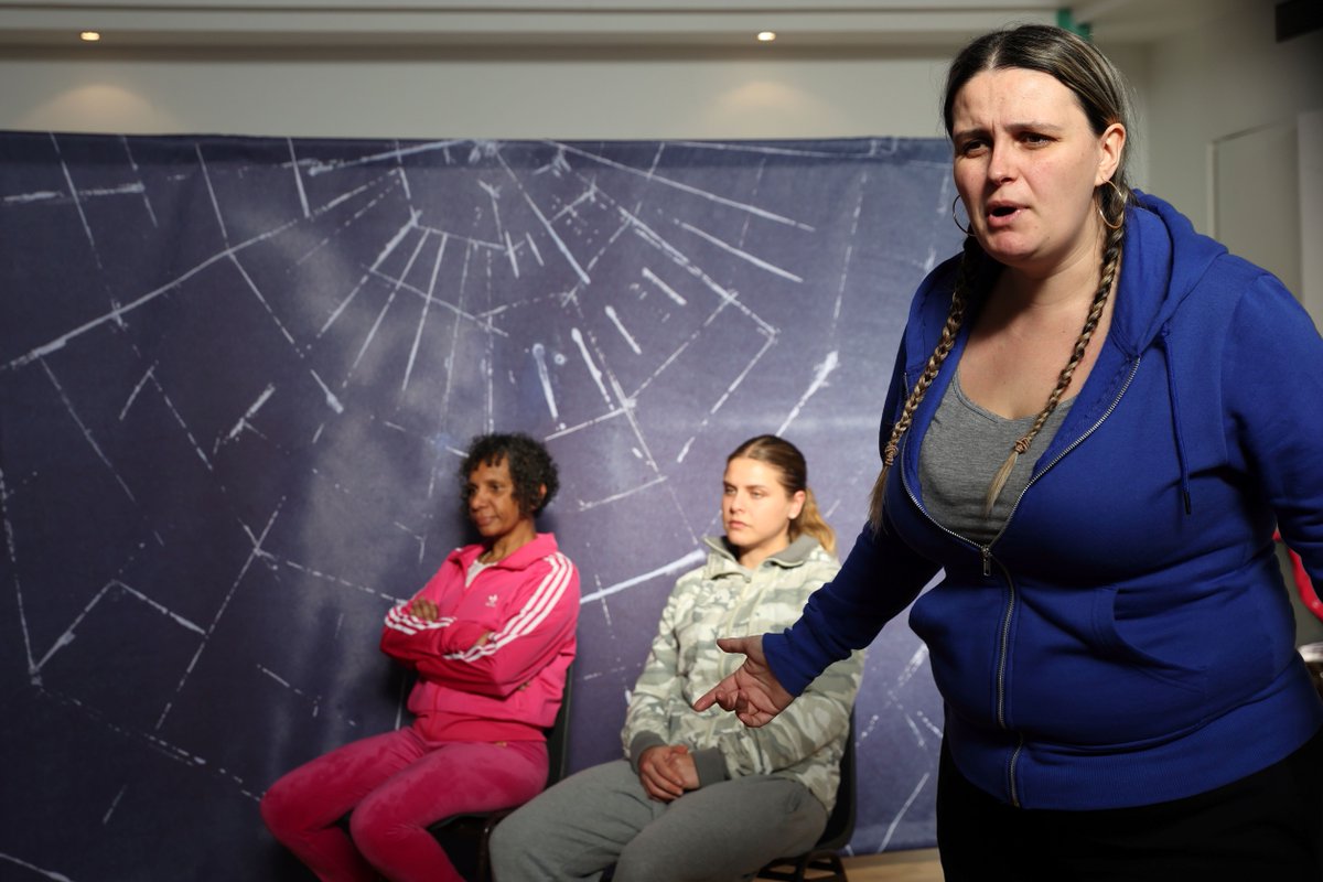 CleanBrk's tweet photo. Today we've welcomed colleagues from the @Clinks_Tweets Women's Network for a special performance of our touring production, Catch.

Catch follows three women seeking support from a women's centre, and is followed by a workshop exploring its themes.

We hope everyone enjoys it! https://t.co/WTcgvkKlk1