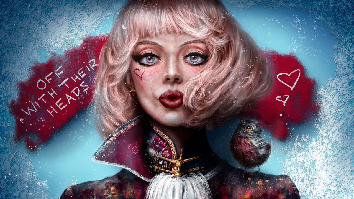 Hearts, Tarts & Roses🥀

An icy❄️ twist to this fashion foray of bliss, if upon her tarts you festoon a fickle kiss.💋

#FairyTaleTuesday #FairyTaleFlash #ofdarkandmacabre #digitaldrawing #BookChatWeekly #ArtistOnTwitter