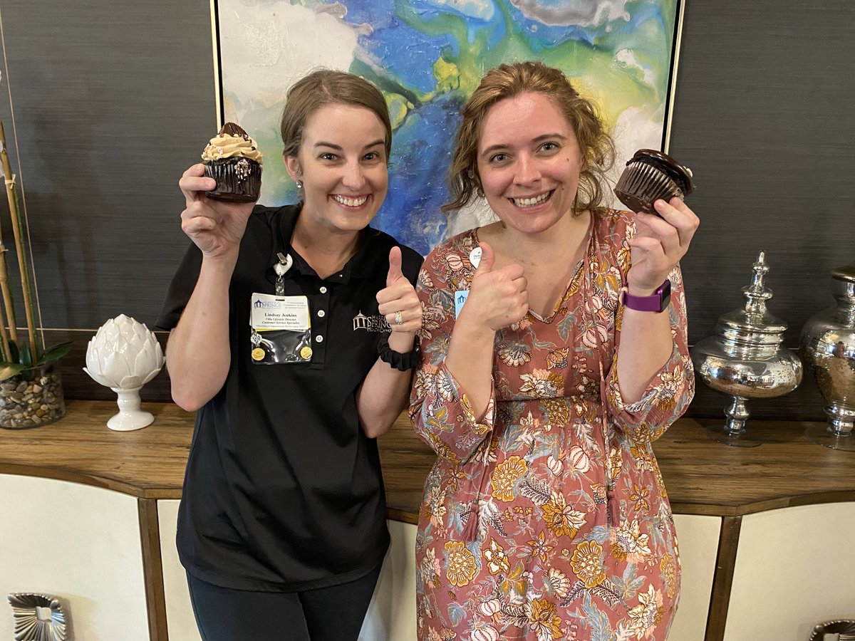 Thank you Adrienne’s Bakery and Co. for the delicious cupcakes and cakes donated to our residents and staff! It’s always the best way to end any meal!🧁