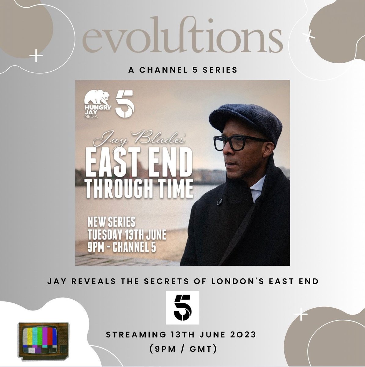Tonight! Part 1/3 of 'Jay Blades: East End Through Time' airs on <a href="/channel5_tv/">Channel 5</a> at 9pm

Join <a href="/jayblades_/">Jay Blades MBE</a> as he explores the history of London's East End, delving into the stories of the people who've called the reigion their home

Posted at Evos London
#postproduction #eastend