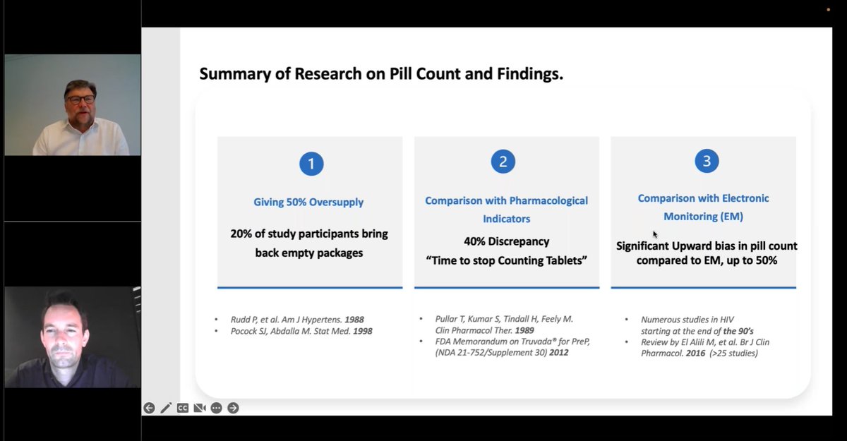 enableadherence's tweet image. 💻@BernardVrijens and Job van Boven are discussing pill count research in RCTs.
@AardexGroup @enableadherence