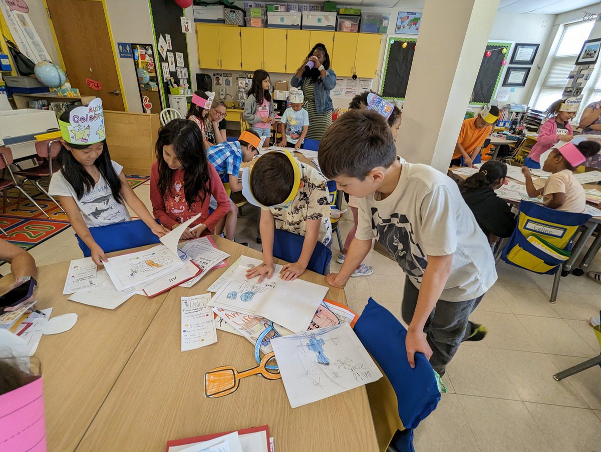 Our 4th graders loved celebrating the kindergarten authors <a href="/Innovation_APS/">Innovation Elementary</a>