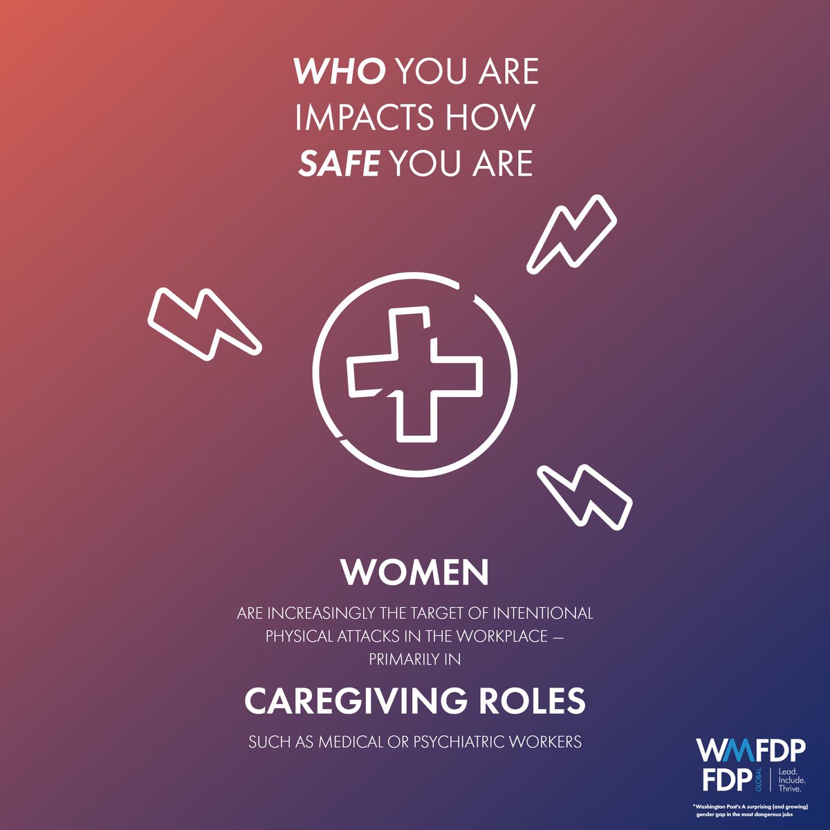 wmfdp's tweet photo. Who you are impacts how safe you are. https://t.co/taTij2PZdz