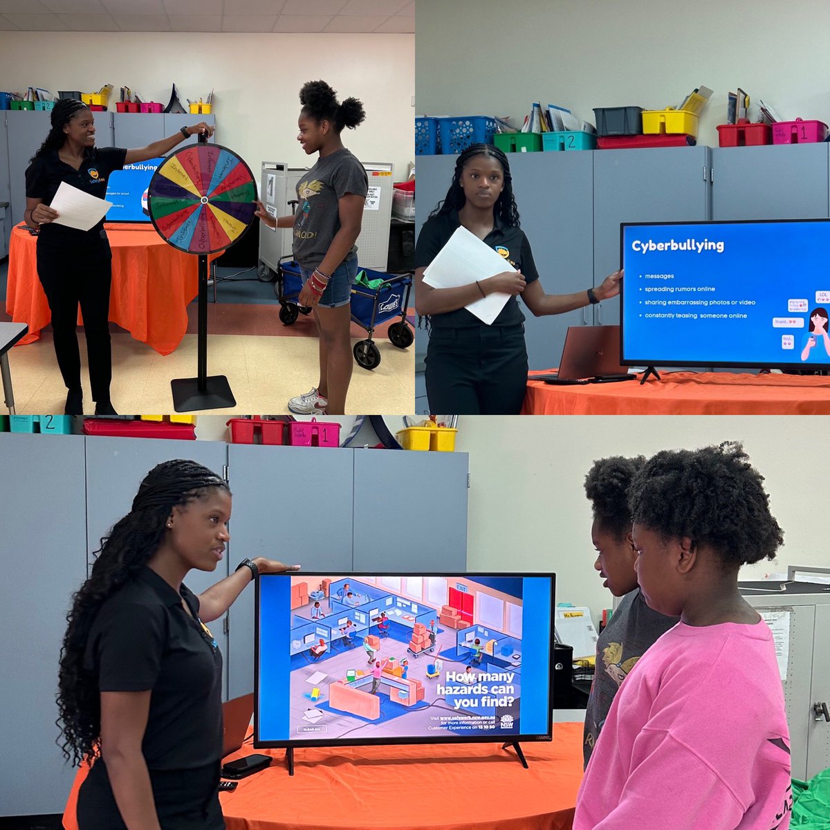 A special thank you to @safetykay_ for sharing safety tips about cyber bullying and how to stay safe with our Project Explore Jr summer campers! Thank you for sharing your professional journey with our scholars!
