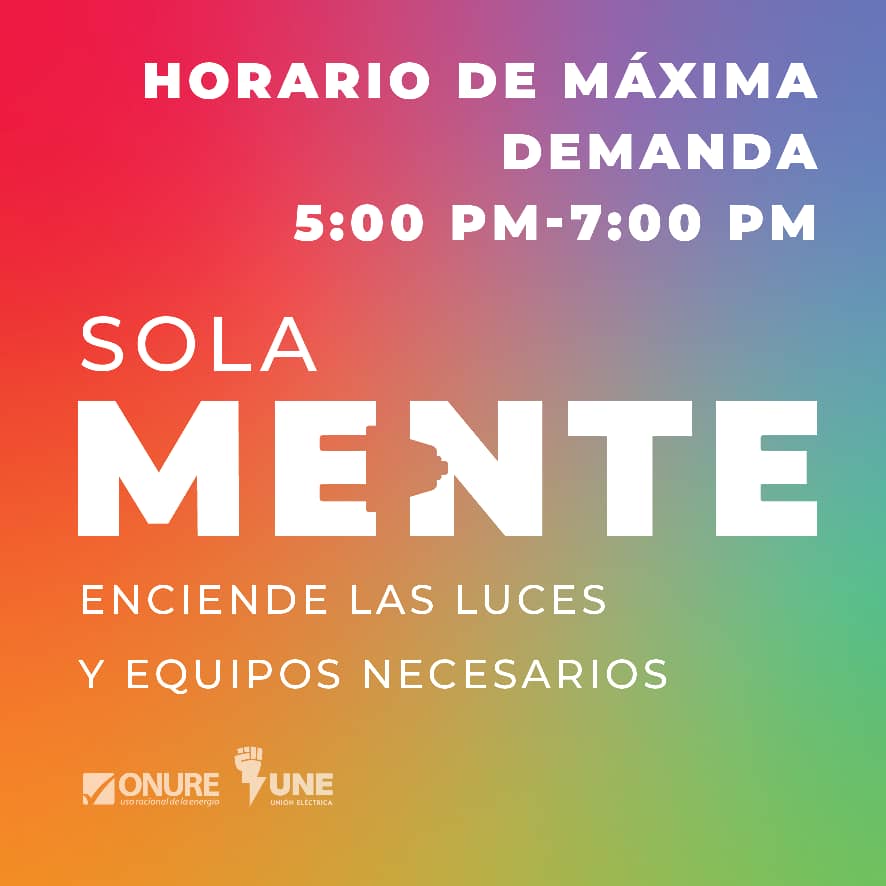 #UsoRacionalDeLaEnergía
#HorarioMaxDemanda
#ConscienteMente