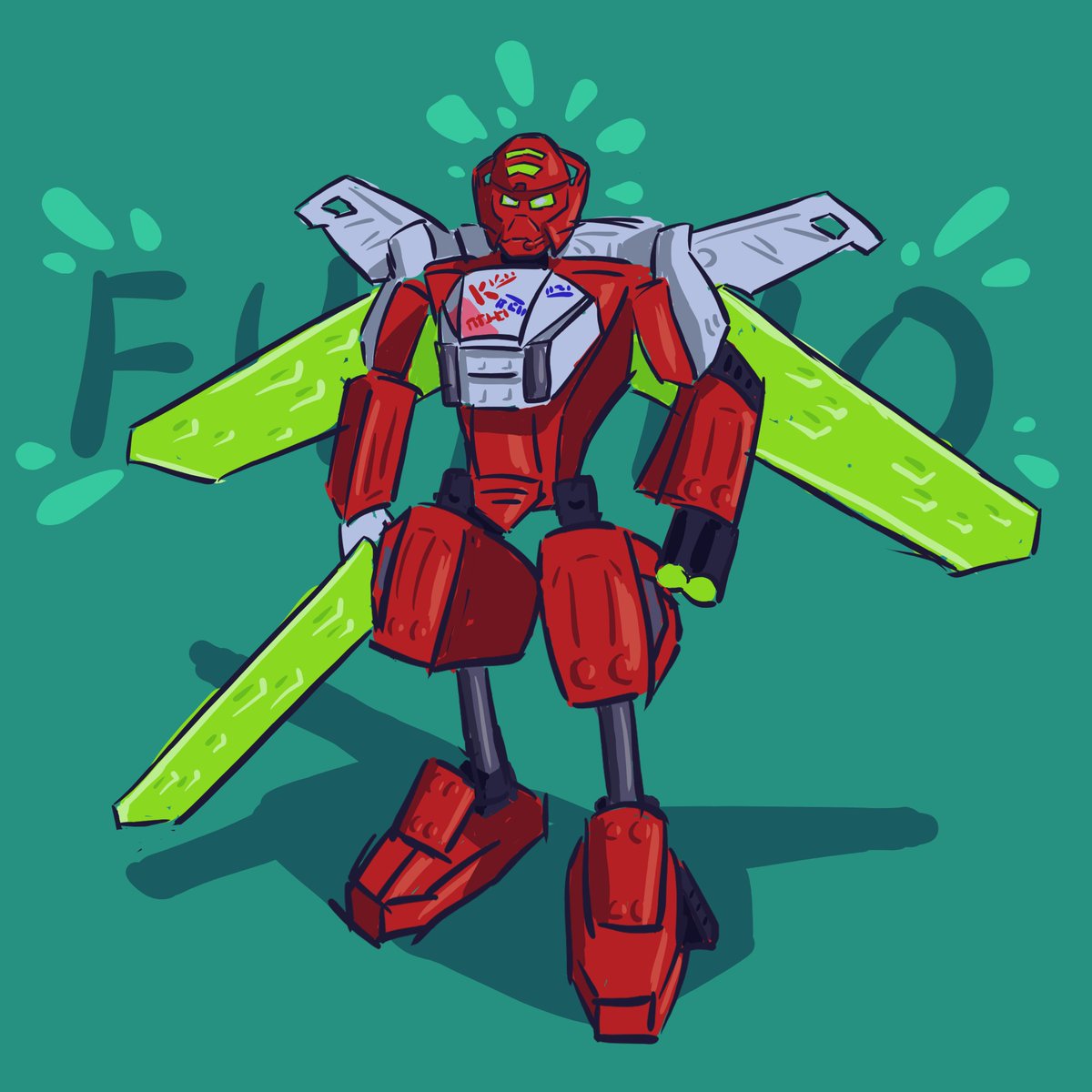 Hero Factory X Ninjago 2
Kai's mech jet as digi Furno
#herofactory #ninjago