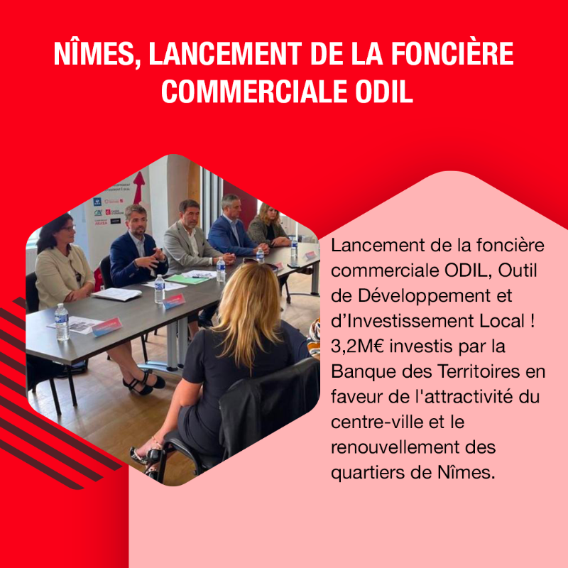 BanqueDesTerr's tweet photo. Les dernières actus de nos #territoires 👇
La @Bdt_HtsDeFrance signe une convention #Prioréno dans la Somme.
En @BdT_Occitanie: lancement de la foncière commerciale #ODIL à Nîmes.
Les Rencontres nationales des Démonstrateurs de la ville durable ont lieu à Rennes! @BdT_Bretagne