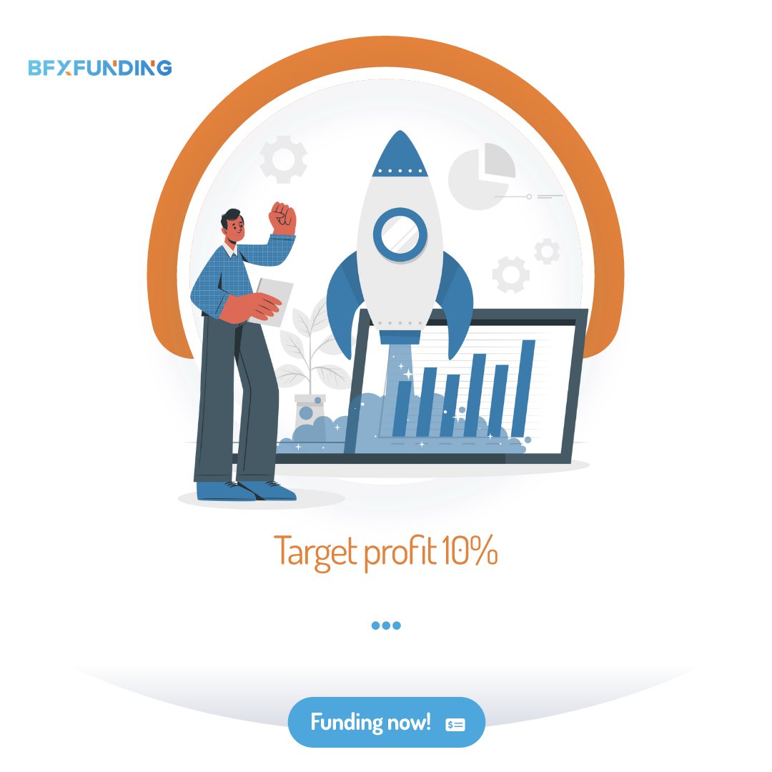 BfxFunding's tweet photo. Our #evaluation model has a single evaluation phase. In phase 01, you have to hit a #profit target of 10% within 8 #trading weeks without violating any rules.🚀🚀 https://t.co/1JHxieXaZZ
