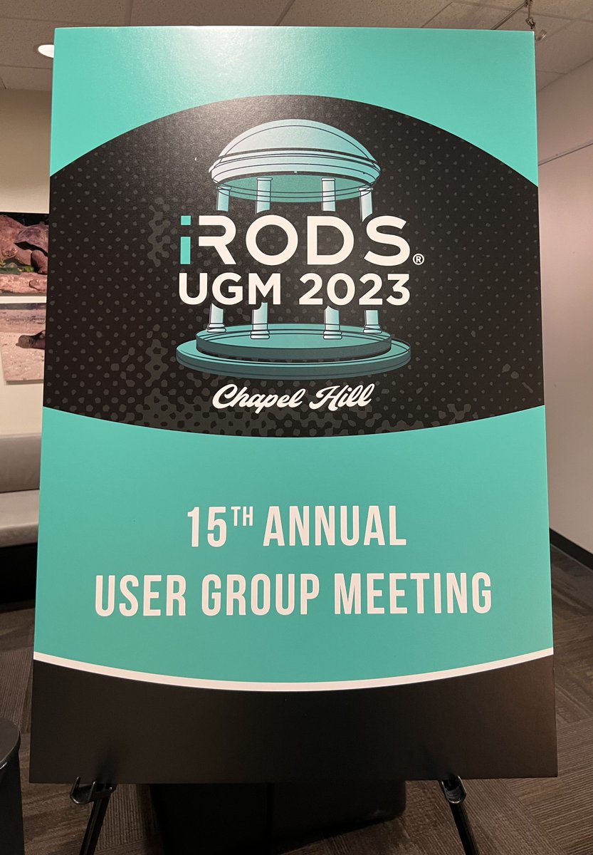 irods's tweet photo. We're excited to have members of the #iRODSCommunity join us for Beginner and Advanced Training Sessions today to kick off the 2023 #iRODSUGM in Chapel Hill, NC. #iRODS #DataManagement #DataStorage https://t.co/Qit0CHmjb3