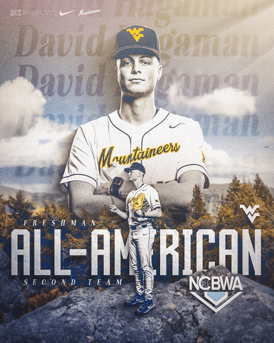 WVU Baseball (@wvubaseball) on Twitter photo 𝐅𝐫𝐞𝐬𝐡𝐦𝐚𝐧 𝐀𝐥𝐥-𝐀𝐦𝐞𝐫𝐢𝐜𝐚𝐧
A great first season for <a href="/David_Hagaman8/">David Hagaman</a> and a bright future ahead 🤩
📰wvusports.co/3qJzaCa
#HailWV 𝐅𝐫𝐞𝐬𝐡𝐦𝐚𝐧 𝐀𝐥𝐥-𝐀𝐦𝐞𝐫𝐢𝐜𝐚𝐧
A great first season for <a href="/David_Hagaman8/">David Hagaman</a> and a bright future ahead 🤩
📰wvusports.co/3qJzaCa
#HailWV