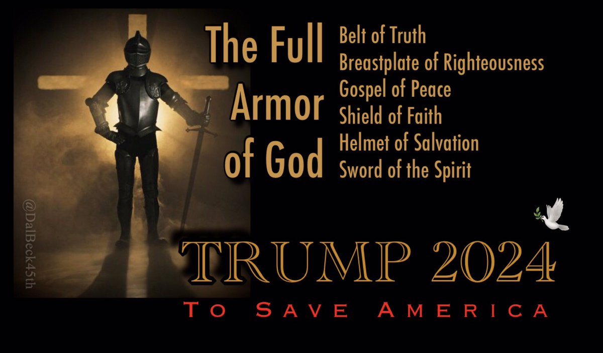 Every American should be proud to have this warrior fighting this relentless battle against evil for our freedoms and our country! 
⚔️🇺🇸🕊
#DemocratsAreDestroyingAmerica #TrumpArraignment #PrayForAmerica 🕊#PrayForTrump