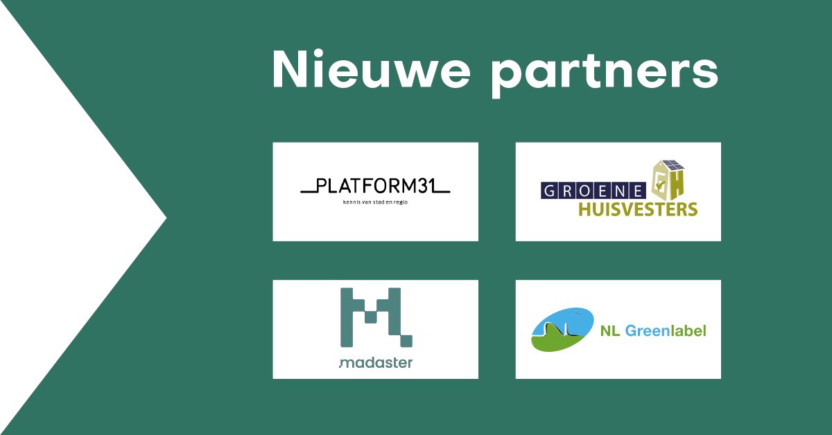Trots kondigen wij Platform 31, Groene Huisvesters, Madaster en NL greenlabel aan voor Building Holland! Met deze partners zijn we klaar om de bouwsector te transformeren en duurzame oplossingen te stimuleren. Meer info via: buildingholland.nl #BuildingHolland #duurzaamheid