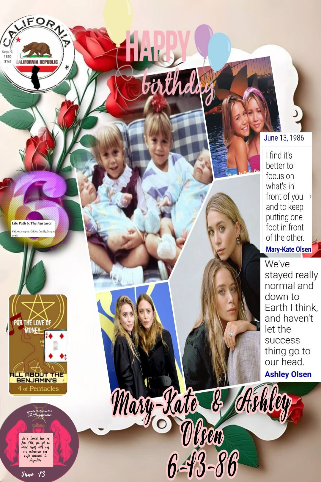 Happy 37th Birthday to Mary - Kate&Ashley Olsen     