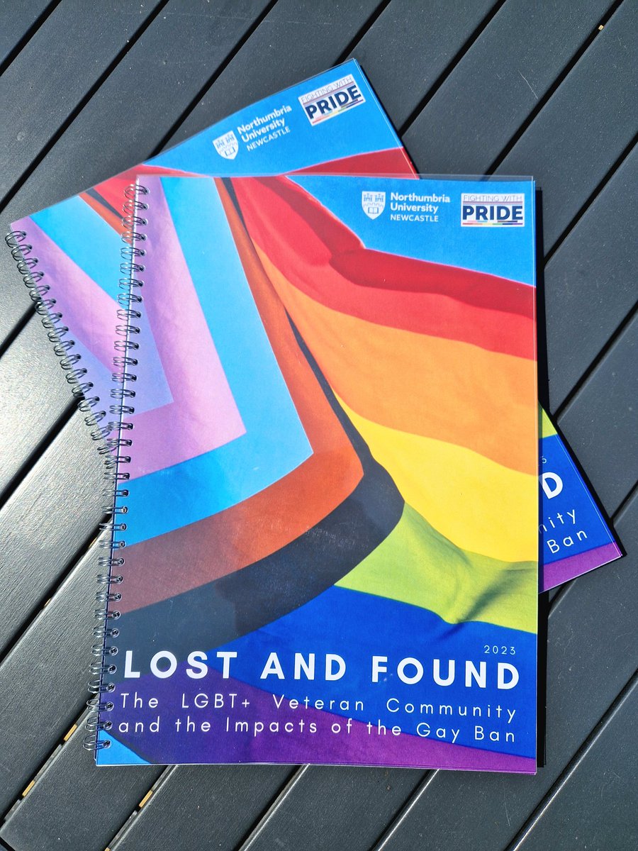 Northern Hub for Military Research (@Northern_Hub) on Twitter photo 2023-06-13 14:43:24 Printed copies of our report have arrived! Thank you to everyone who took part in this research! Lost and Found: The LGBT+ Veteran Community and the Impacts of the Gay Ban. Read it online here 👉 researchportal.northumbria.ac.uk/en/publication… @fightingwpride @NorthumbriaUni Printed copies of our report have arrived! Thank you to everyone who took part in this research! Lost and Found: The LGBT+ Veteran Community and the Impacts of the Gay Ban. Read it online here 👉 researchportal.northumbria.ac.uk/en/publication… @fightingwpride @NorthumbriaUni