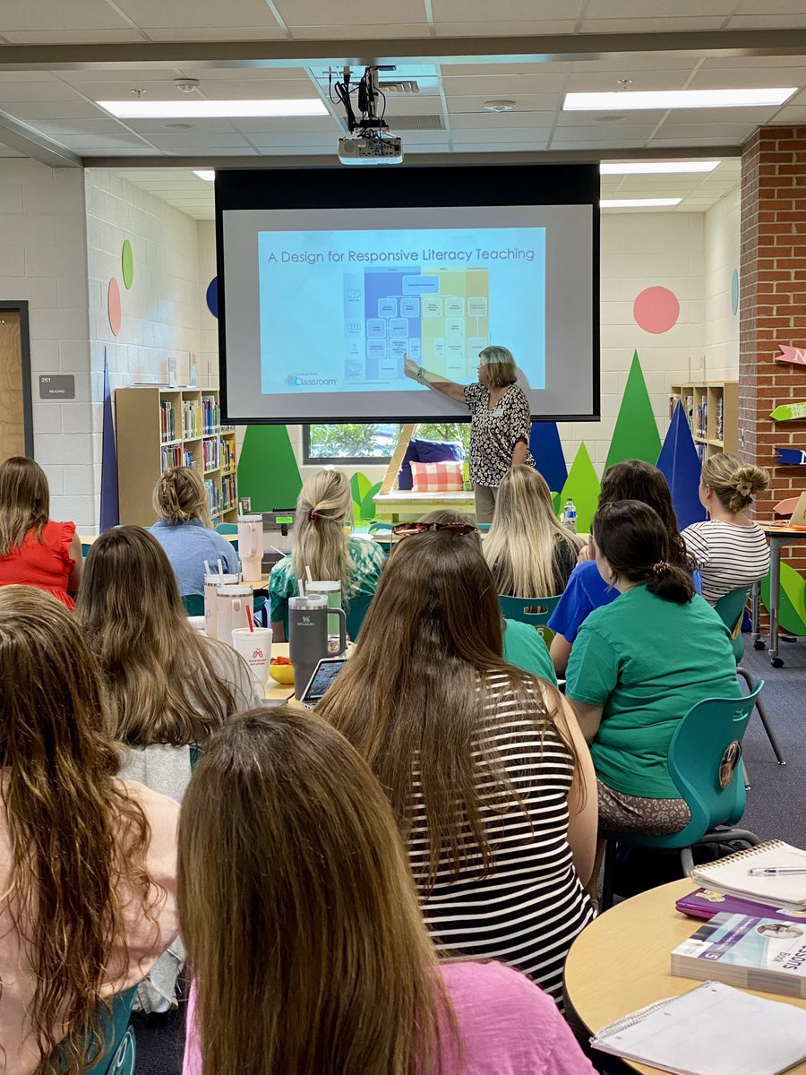 DcesDragons's tweet photo. Who says teachers don’t work during the summer?!? ☀️ These dedicated DCES teachers spent the day training to grow in their understanding of research based strategies for high quality Reading and Writing mini-lessons. #DedicatedDragons  #thebestkeepgettingbetter @oconeecoschools https://t.co/XEelhzw5LH