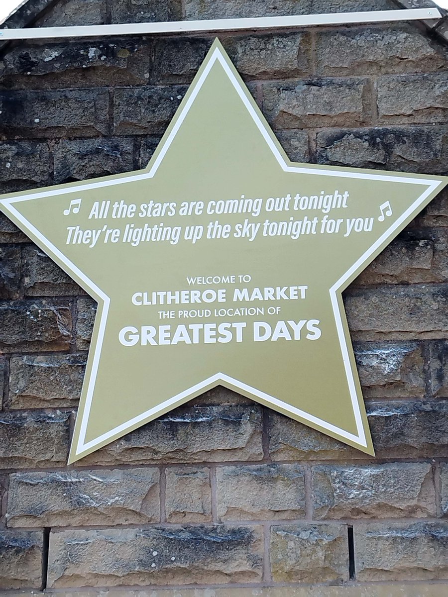 Ribble Valley BC (@ribblevalleybc) on Twitter photo The cast and crew of GREATEST DAYS arrived in Clitheroe today to unveil a gold star at Clitheroe Market celebrating the film’s nationwide launch <a href="/GREATESTDAYSfan/">GREATEST DAYS The Film</a> <a href="/greatestdaysuk/">Official Greatest Days Movie</a> <a href="/takethat/">Take That</a> #GreatestDaysMovie <a href="/GaryBarlow/">Gary Barlow</a> <a href="/OfficialMarkO/">Mark Owen</a> <a href="/HowardDonald/">Howard Donald</a> The cast and crew of GREATEST DAYS arrived in Clitheroe today to unveil a gold star at Clitheroe Market celebrating the film’s nationwide launch <a href="/GREATESTDAYSfan/">GREATEST DAYS The Film</a> <a href="/greatestdaysuk/">Official Greatest Days Movie</a> <a href="/takethat/">Take That</a> #GreatestDaysMovie <a href="/GaryBarlow/">Gary Barlow</a> <a href="/OfficialMarkO/">Mark Owen</a> <a href="/HowardDonald/">Howard Donald</a>