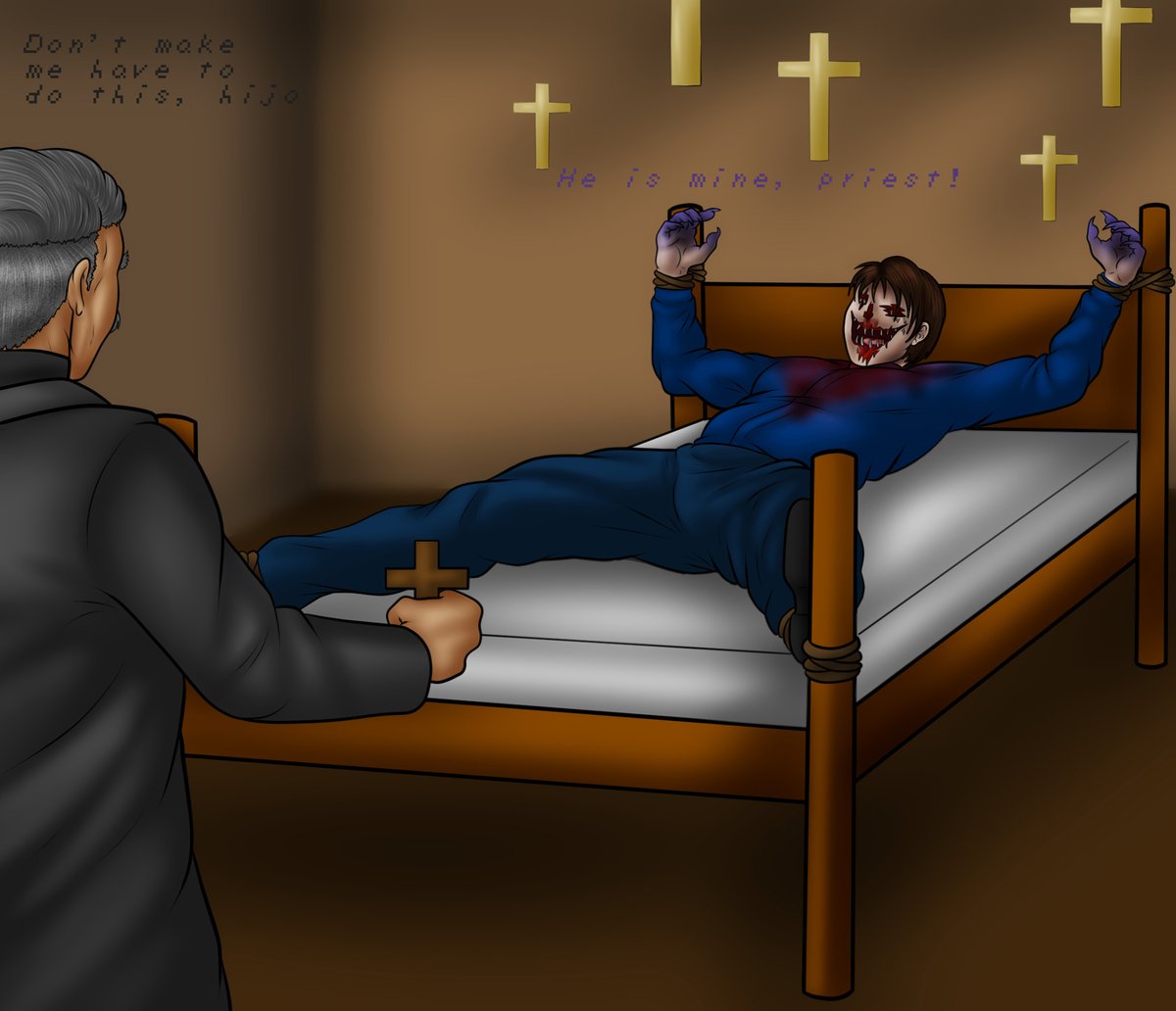 Now updated with shading.
What-if spinoff idea from chapter 3's ending 1.
#faithgame #faiththeunholytrinity
@airdorf