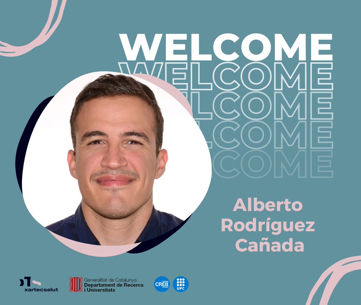 XartecSalut's tweet photo. We are happy to announce Alberto Rodriguez Cañada as the new Research &amp; Innovation Promoter,  joining today to the @XartecSalut team, committed to building bridges in the #HealthTech ecosystem, fostering #entrepreneurship, tech #transfer and spin-off creation!  Welcome Alberto🥳 https://t.co/mpotz5g9cV