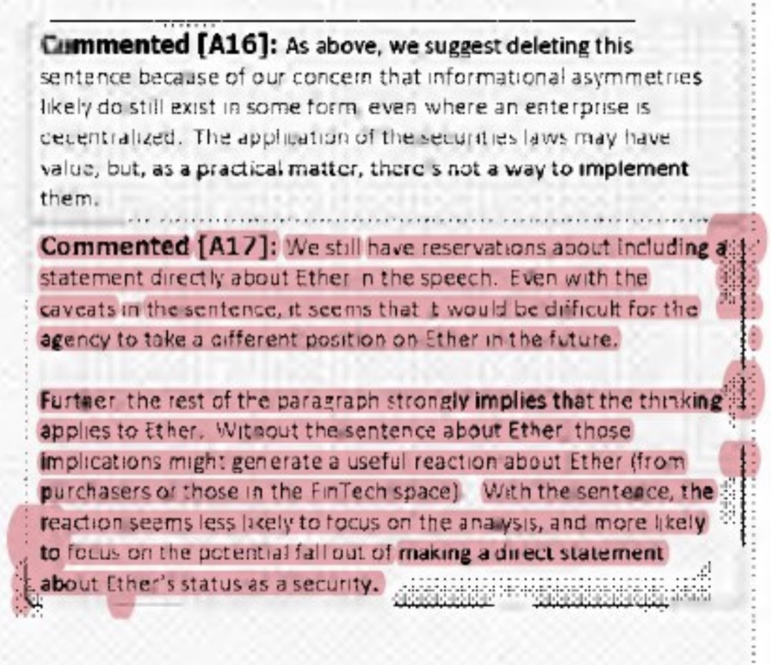 SEC vs Consensys and EF incoming?

The court ordered the full release of the Hinman papers, but some parts are still censored as, according to the SEC ***they pertain to ongoing investigations/proceedings***

Subject of one majorly censored section?  Ethereum.