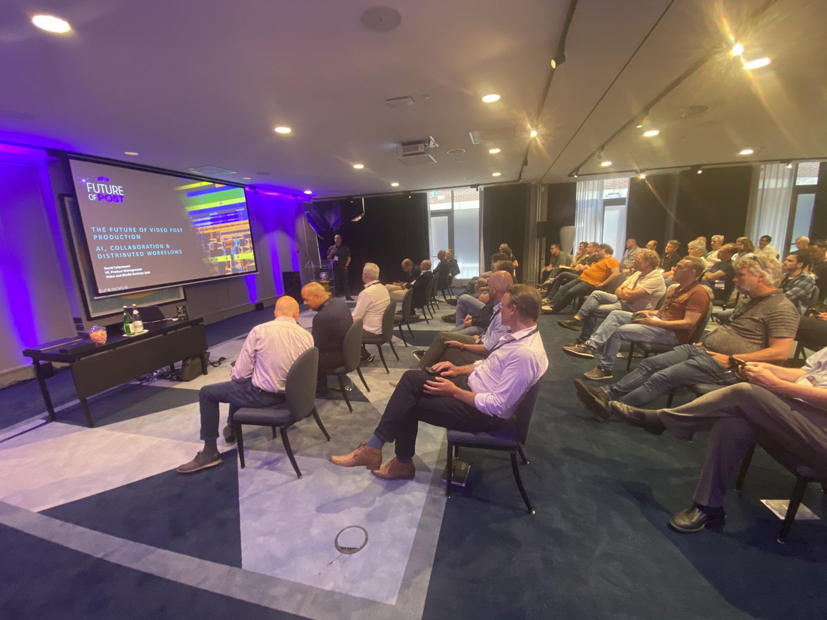 craigaw1969's tweet photo. Great to have so many creatives from the Netherlands post community at the @Avid Future of Post Tour event in Amsterdam. Sessions on future strategy, video and audio post workflows. #avidfutureofpost #ai https://t.co/CBFFnWxJuT