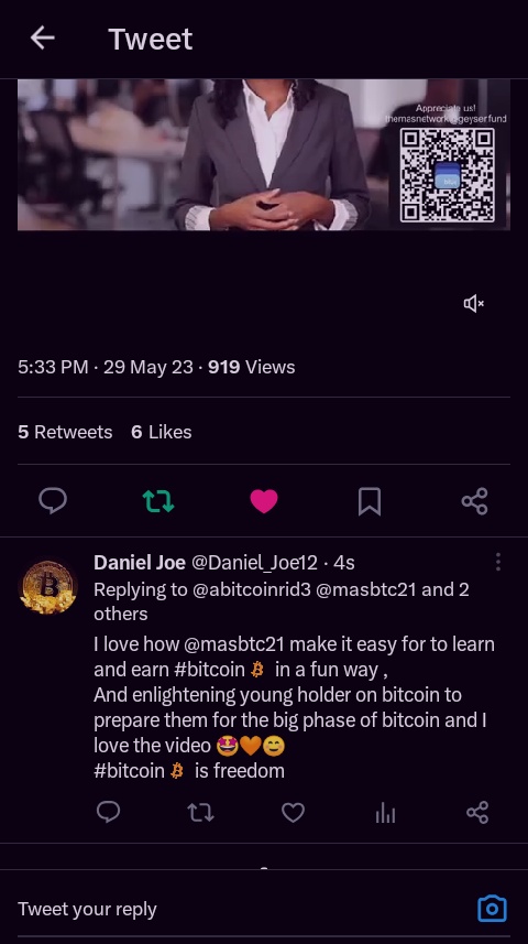 ugonna_24's tweet photo. @abitcoinrid3 @masbtc21 @masengagement @LinaSeiche Done ☺️✅
#bitcoin #lighteningNetwork #mastnetwork https://t.co/1zJbk5li4Q