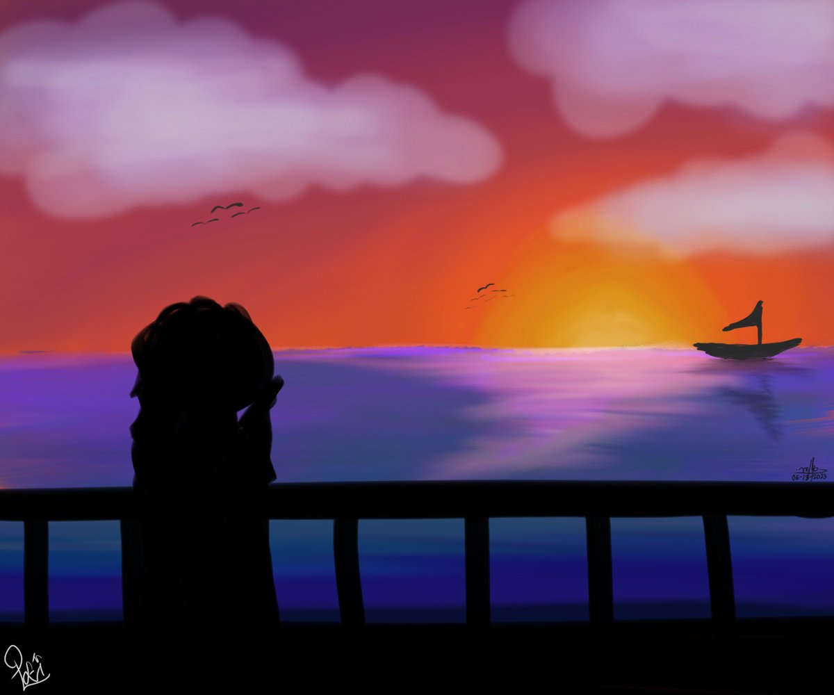 Sunset ig... dunno what I'm doing HAHAHA

... prolly vent art idk
#sunset #digitalart