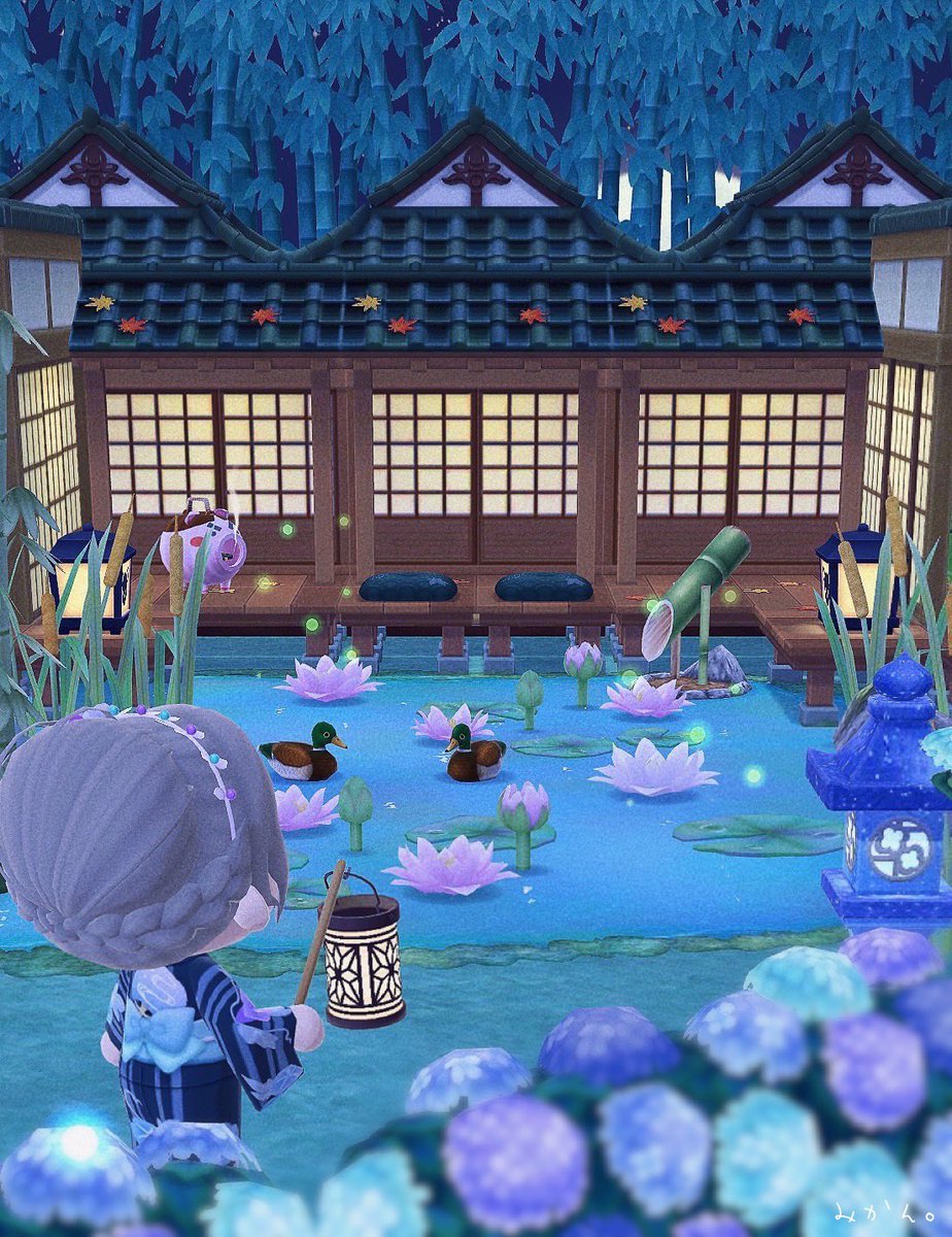 🪷 中庭 🪷

#ポケ森  
#ポケ森レイアウト  
#ポケ森ニンドリ