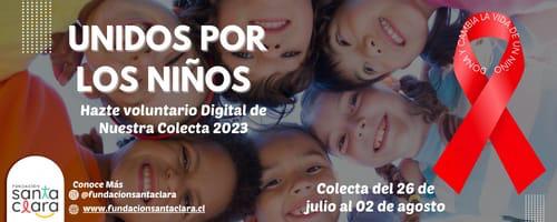 Inscribete como voluntario para la colecta digital de Fundación Santa Clara en el siguiente enlace colectasantaclara.donando.cl/voluntarios