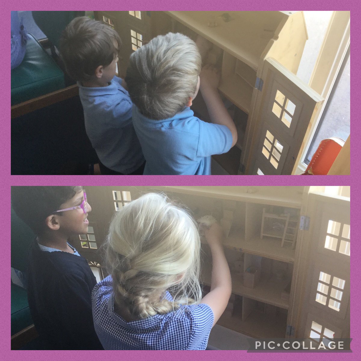 AHMrsGandMrsS's tweet photo. A huge thank you to Henry’s mummy and daddy for kindly gifting us a beautiful dolls house with furniture.  The children have loved playing with it. 🥰 https://t.co/fpeLoCGcfd