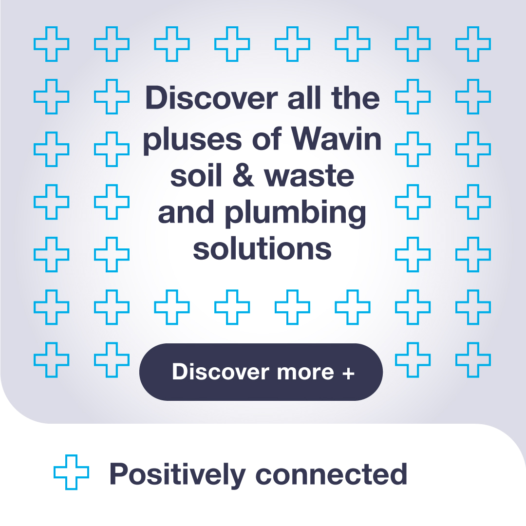 Discover all the pluses of using Wavin soil &amp; waste and plumbing solutions on your next project. Our product range has the perfect solutions for your next commercial, industrial or residential project.

Find out more about our connected solutions here: hubs.la/Q01Tjm0Q0