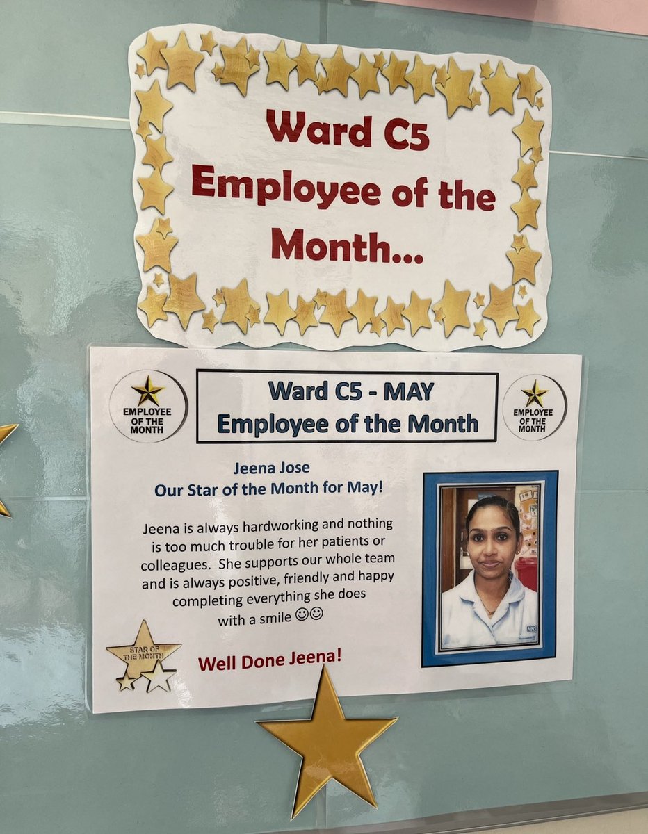 Congratulations to Jeena, our employee of the month for May! Jeena is a dream to work with and always has a smile on her face ⭐️