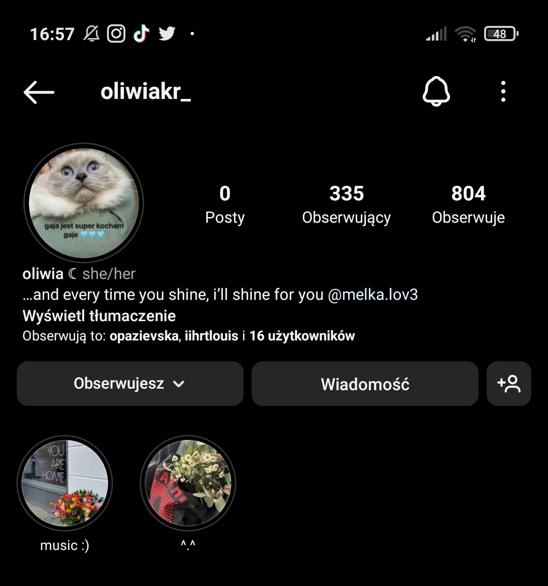 hothstan28's tweet photo. mamy matching bio z oliwka 😭😭 https://t.co/mLOnpmS0XS