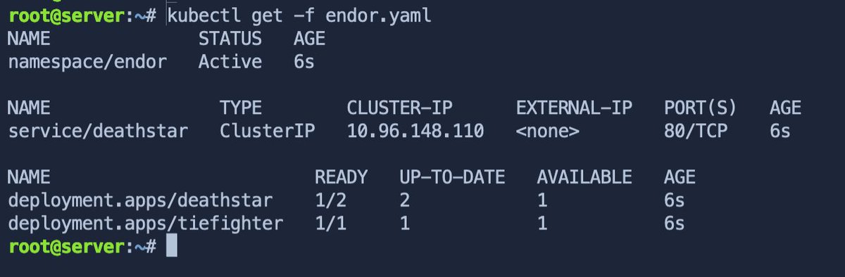 Just learned you can do a 'kubectl get' against a file... 

🤯🤯🤯

Example🖱️

kubectl get -f endor.yaml

#Kubernetes #DevOps #vExpert #vCommunity