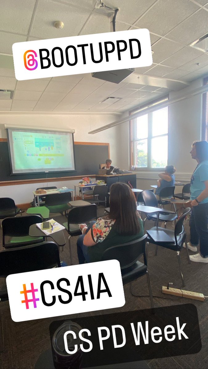 Another amazing start to our learning with @BootUpPD at #CSPDWeek ! #CS4IA @iowa_aea @IADeptofEd