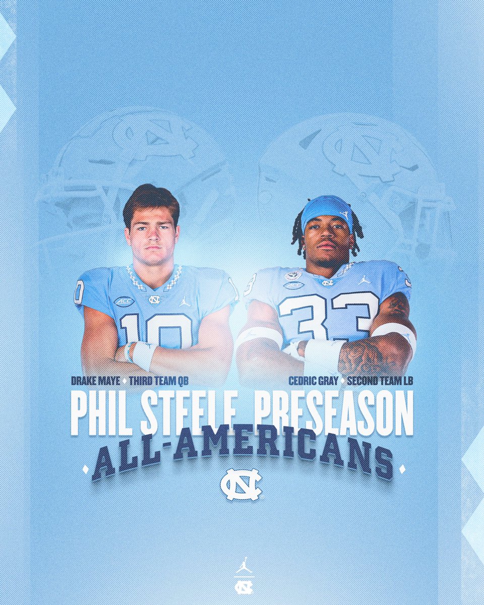 Another preseason AA nod for these two 📈

#CarolinaFootball 🏈 #UNCommon